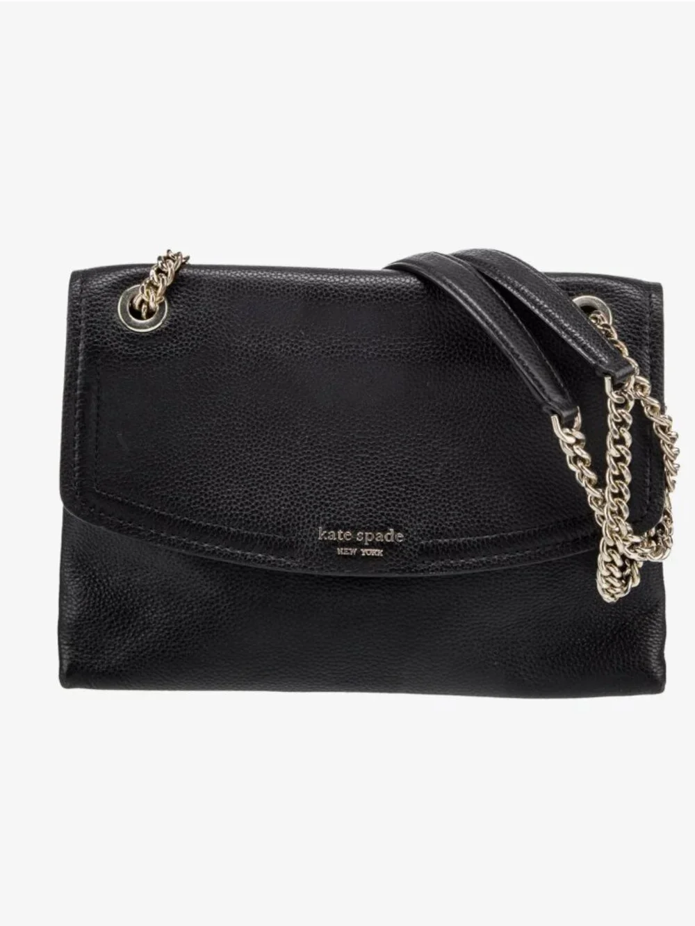Kate Spade New York Leather Shoulder Bag Black